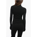 Turtleneck Sweater with Touchscreen Gloves