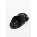 Padded Leather Sadals with Braided Band
