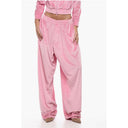 Chenille Pants With Drawstings