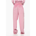 Chenille Pants With Drawstings