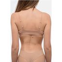 Solid Color FRANCIS Triangle Bra with Logoed Band