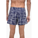 Abstract-Patterned Boxer Swimshort