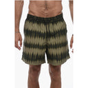Tie Dye Print Boxer Swimsuit