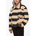 Canvas Striped Jacket with Hooks