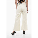 5 Pocket Cotton Blend Palazzo Pants