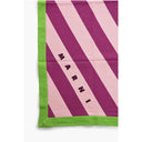 Striped Towel with Embroidery Logo