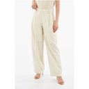 Double-pleated PIN STRIPE Wide Leg Pants