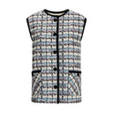 Tweed Vest with sequins