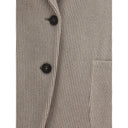 Ribbed deisgn lurex Jacket