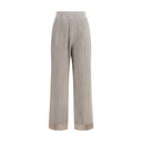 Ribbed lurex Pants Brunello Cucinelli