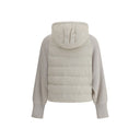 Wool sleeved Down Jacket Brunello Cucinelli