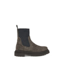 Suede Ankle Boots Brunello Cucinelli
