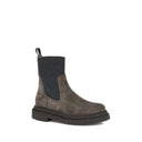 Suede Ankle Boots Brunello Cucinelli