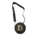 Black Leather Crossbody Bag