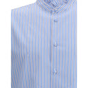 Striped plastron and ruffle Shirt - Allure Absolue
