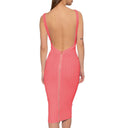 Pink Viscose Dress - Allure Absolue