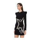 Black Viscose Dress - Allure Absolue