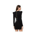 Black Viscose Dress - Allure Absolue