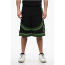 Patched VARSITY Shorts with Tape Details