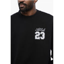 Cotton Crew -neck 23 LOGO SKATE Sweatshirt with Contrast Emb