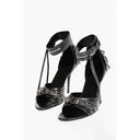 Lamè Leather CAGOLE Sandals with Studs 11cm