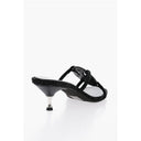 Suede PAVE GEO BOMBE Sandals with Rhinestone 5,5cm