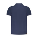 Blue Cotton Polo Shirt