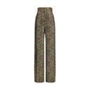 Paisley patterned silk Pants