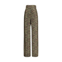 Paisley patterned silk Pants