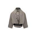 Reverse hooded Trench Coat