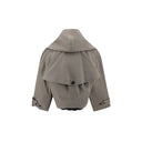 Reverse hooded Trench Coat