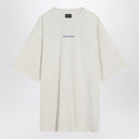 White New Balenciaga Back Medium Fit T-shirt