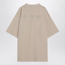 Beige New Balenciaga Back Medium Fit T-shirt