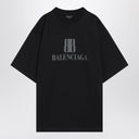 Balenciaga Faded black Nano BB Medium Fit T-shirt