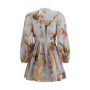 Zimmermann Ascension Plunge Mini Dress Allure Absolue