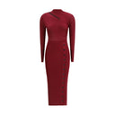 Ribbed midi Dress Self-Portrait