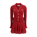 Pointelle knit short Dress Self-Portrait