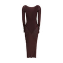 Draped knit Dress Self-Portrait