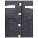 Contrast collar Cardigan Self-Portrait