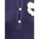 Knit short pointelle Dress Self-Portrait
