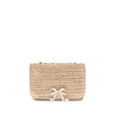 Raffia Shoulder Bag Self-Portrait