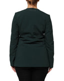 Green Single Breasted One Button Coat Jacket Maison Margiela