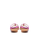 Purple Leather Sandal Salvatore Ferragamo