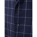 Blue Wool Jacket Malo