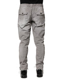 Light Gray Washed Skinny Fit Men Denim Jeans Balmain