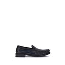 Brushed Leather Loafers Prada