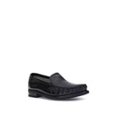 Brushed Leather Loafers Prada