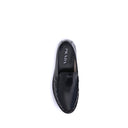 Brushed Leather Loafers Prada
