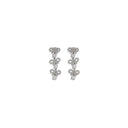 Dangling Earrings with bows Self-Portrait