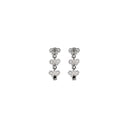 Dangling Earrings with bows Self-Portrait